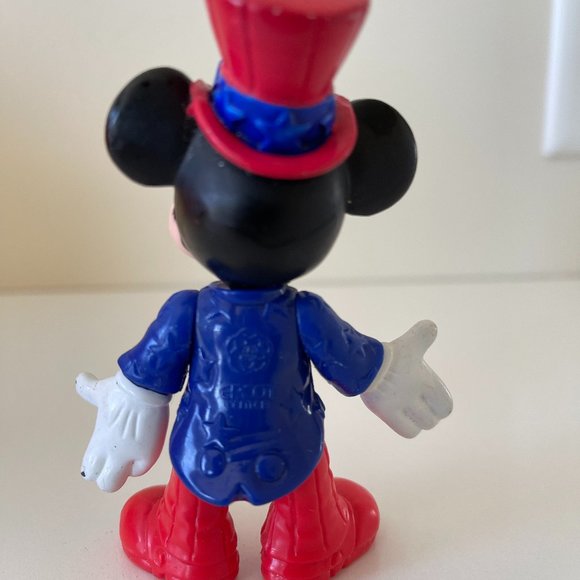 Disney Vintage Mickey Mouse Epcot Center Posable Figure - Picture 2 of 2